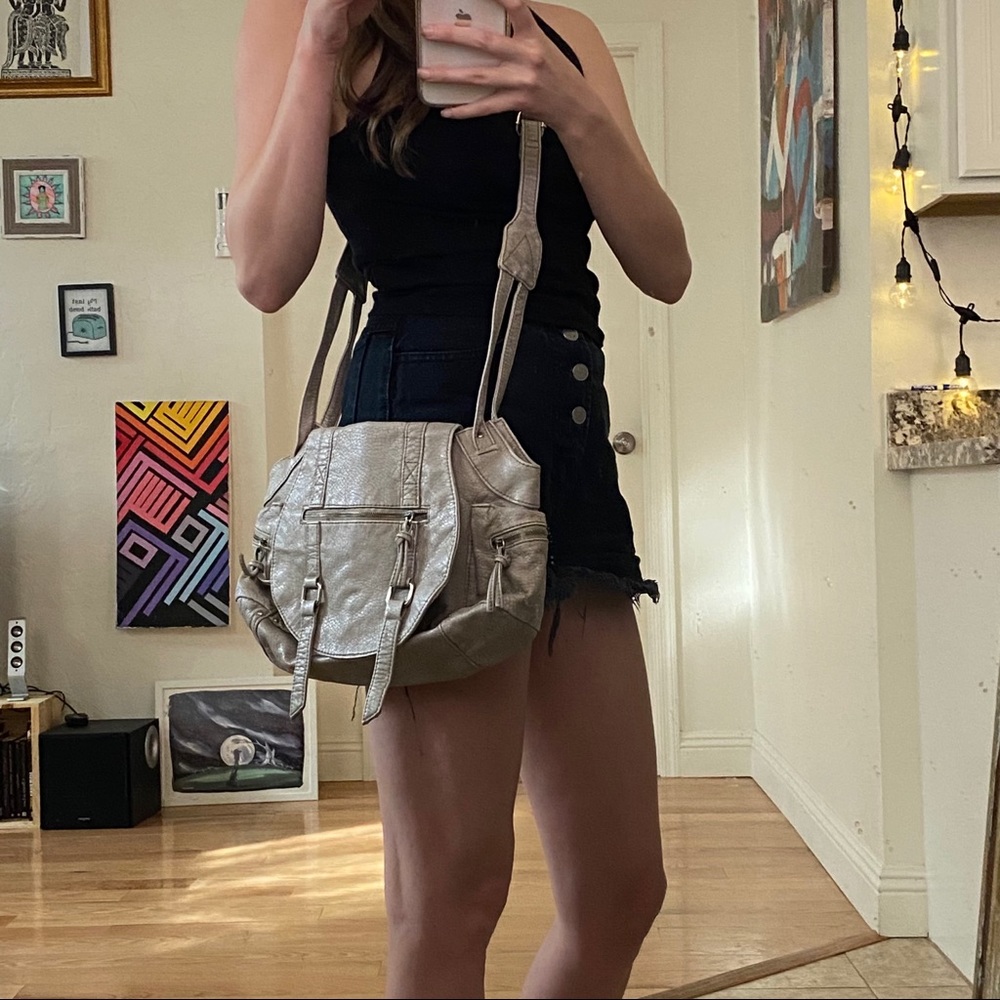 Grey purse